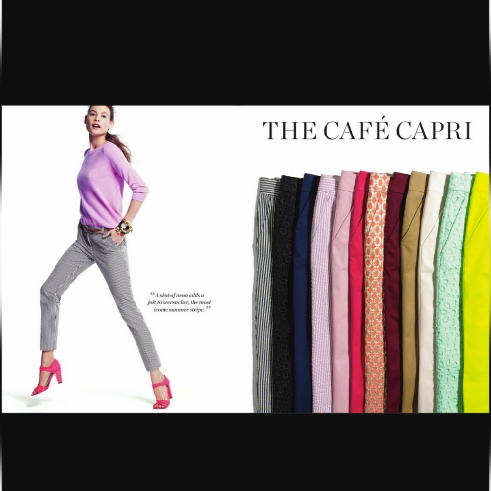 J. Crew Women's The Cafe Capri Pants